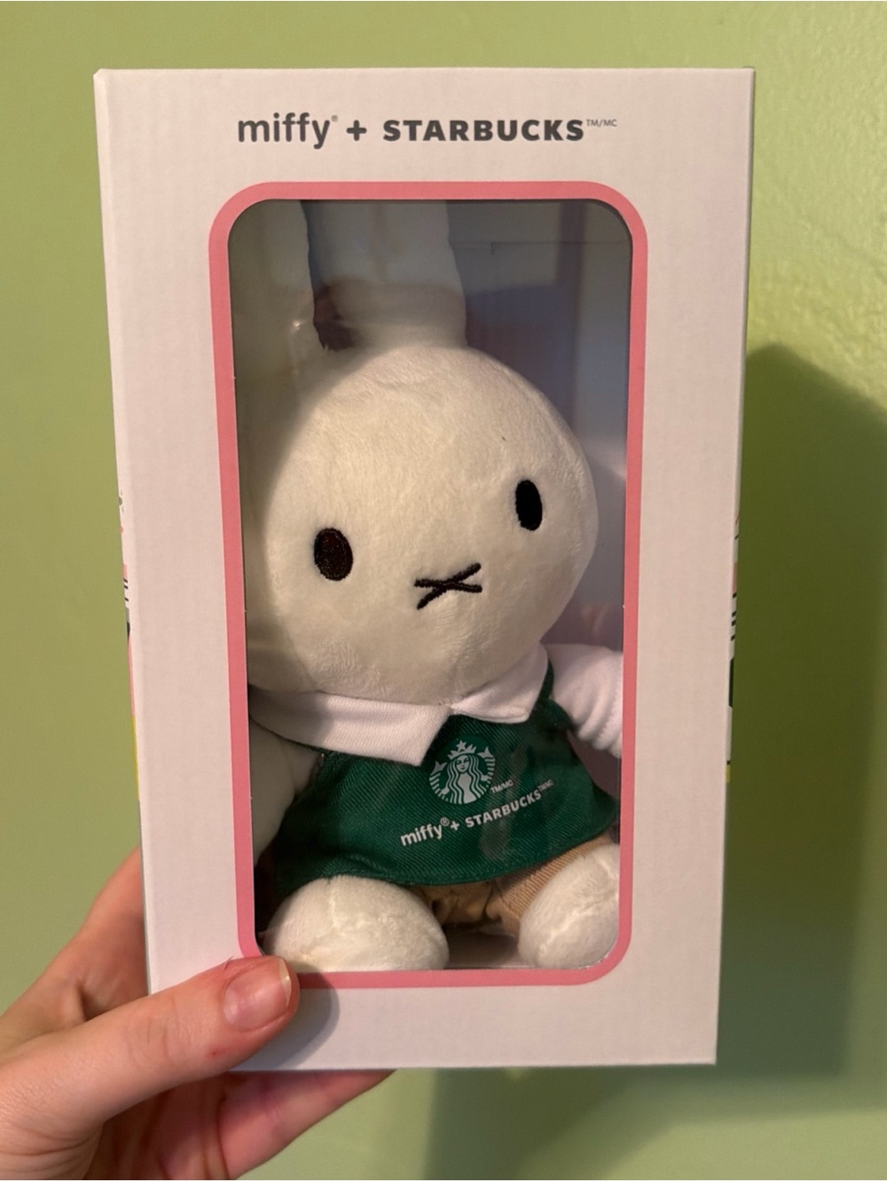 Starbucks x Miffy Collectible Barista Plush Doll Toy In Hand NIB Fast Shipping
